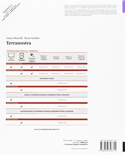 Terra nostra. Per la Scuola media. Con espansione online. Europa, Italia, paesaggi, popolazione, economia-Viaggio Italia (Vol. 1)