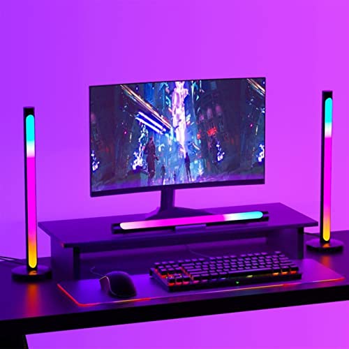 Tira de Luz LED, Barra de Luces de Música RGB, Control de Sonido, Ritmo de Recogida, Luz de Atmósfera Musical, Múltiples Métodos de Control, Controlador + Aplicación + Ritmo de Sonido, para Juegos, PC