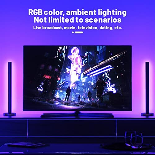 Tira de Luz LED, Barra de Luces de Música RGB, Control de Sonido, Ritmo de Recogida, Luz de Atmósfera Musical, Múltiples Métodos de Control, Controlador + Aplicación + Ritmo de Sonido, para Juegos, PC