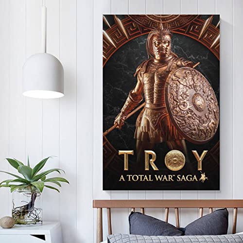 Total War Saga Troy - Póster decorativo para pared, diseño de la saga Troy, 30 x 45 cm