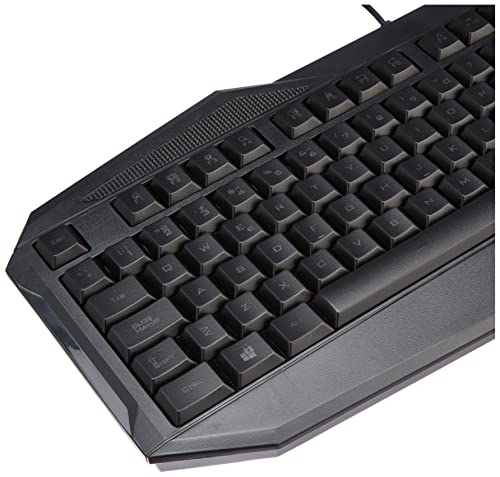 Trust Gaming GXT 830-RW Avonn - Teclado gaming iluminado, con efecto anti-ghosting, negro