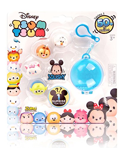 Tsum Tsum 33810 - Diferentes Productos Juego, Llavero y 5-Pack, Blanco