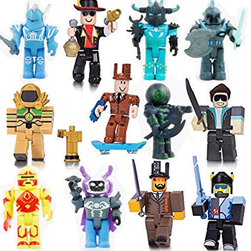 Vecksoy Ro-blox Action Collection - Juego de 12 figuras de acción de PVC, regalo para niños