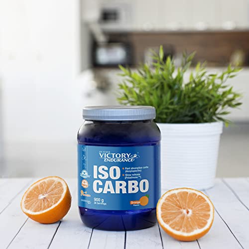 Victory Endurance Iso Carbo Sabor Naranja. Retrasa la fatiga y mejora el rendimiento además de aportar más energía que una bebida isotónica convencional (900 g)