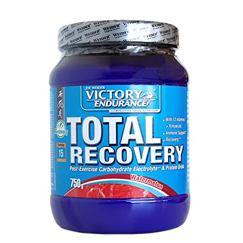 Victory Endurance Total Recovery. Maximiza la recuperación después del entrenamiento. Enriquecido con electrolitos y vitaminas. Sabor Sandía (750 g)