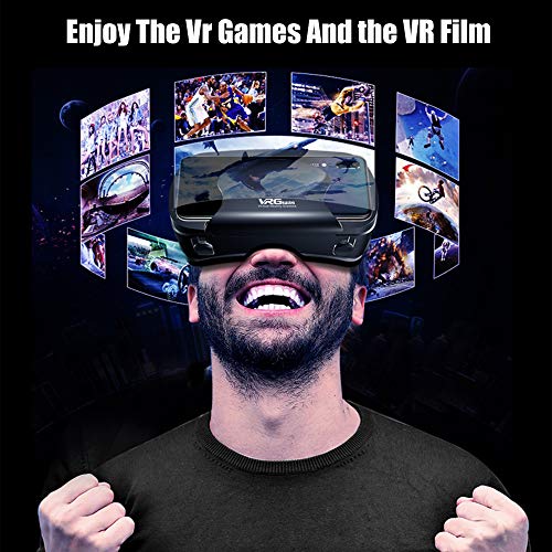 VR Gafas 3D de Realidad Virtual, con Controlador Bluetooth, Ajustable 3D y Juegos de Vídeo Compatible con iOS Android, Compatible 5 Inch - 7 Inch Pulgadas Smartphone