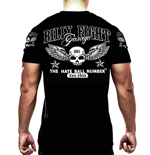 Wild Star Hearts Black Baron - Camiseta de Billy Eight, Negro, XXL