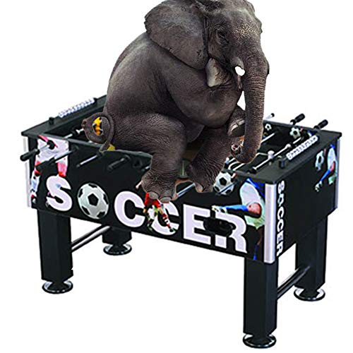 WXXW Futbolín De Mesa Juego Mesa De Fútbol Madera 145x 80 x120 cm uegos Interior y Exterior, Regalos Navideños, Manos De Entrenamiento, Juegos De RompecabezasPara Niño 3 Años y Adultos Sala De J