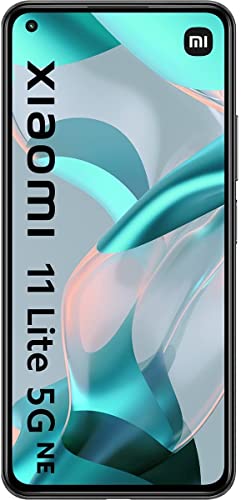 Xiaomi 11 Lite 5G NE - Smartphone con Pantalla de 6,55” DotDisplay FHD+ de 90 Hz, 6+128GB, Qualcomm Snapdragon 778G, Triple cámara de 64MP+8MP+5MP, Batería de 4250mAh, Negro trufa (Versión ES/PT)