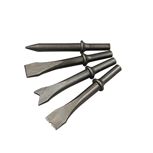 YXZQ Taladro de Martillo neumático 150 Hammer Hammer Air Chisel Shovel Shade Rust Rock Lock Remover Herramientas de Drust Drust con 4 Cabeza Herramientas neumáticas