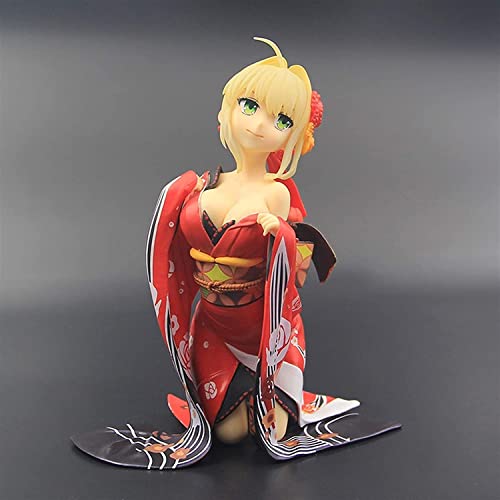 ZJIEX Fate/Extella: The Umbral Star: Nero Claudius (versión Kimono) Figura de PVC - Alto 1 9 cm (no versión Original)