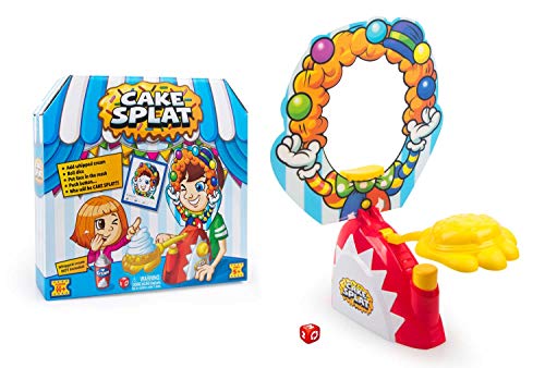 Zuru 6401 Cake Splat, Juego Familiar y de Fiesta para Grandes y pequeños, para Jugar Solo o con Amigos, Juego con Efecto Sorpresa, Nata no incluida