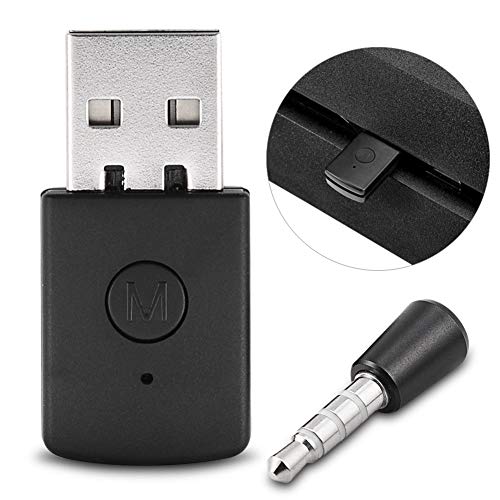 Adaptador Mini USB 4.0 Admite A2DP / HFP, Mini USB 4.0 para Adaptador Bluetooth/Receptor Dongle Conexión Estable de Alta Velocidad y transmisores para PS4 PlayStatio