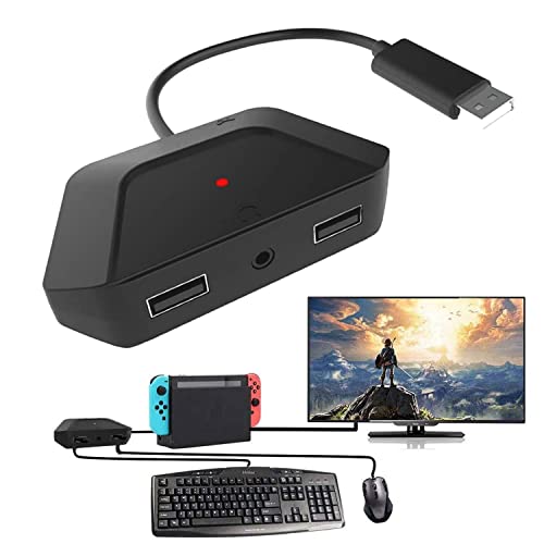 Adaptador ratón y Teclado para Switch, PS3, PS4, Xbox One / Series X Keyboard Mouse Adapter