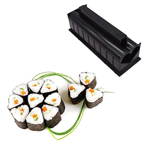 Ahagut Sushi Maker Kit 10 Piezas Kit Completo de fabricación de Sushi DIY Sushi Set para Principiantes Easy Sushi Maker Fácil y Divertido También como Regalo