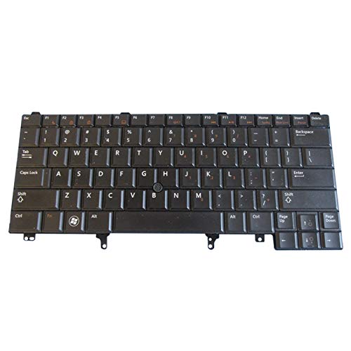 ANLV Versión de EE.UU. Teclado portátil para Dell Latitude E6320 E6230 E5420 E6330 E6440 E6430 - Negro, Ordenadores portátiles