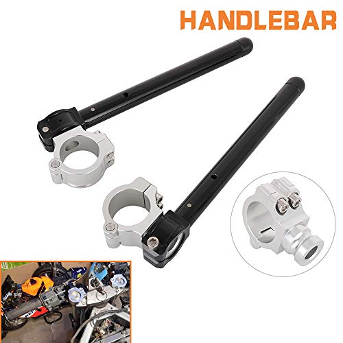 AnXin 36mm 7/8 "motocicleta clip manillar manillar barras CNC horquilla tubo reemplazable ajuste para Kawasaki H1 Z1 EL EX KL KLX KXT EN KH KZ Cafe Racer Clip en moto regular