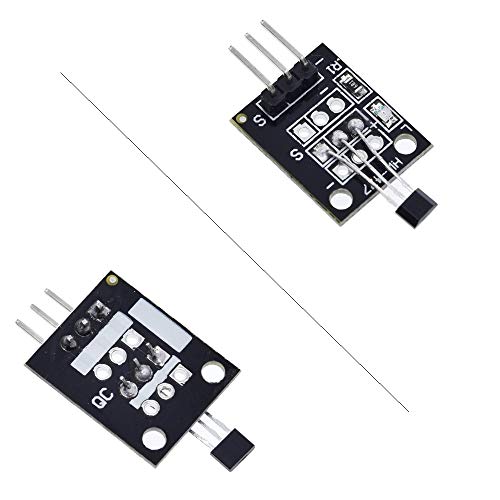 ARCELI 5Pcs Módulo de Sensor magnético Hall Effect KY-003 DC 5V para Arduino PIC AVR Smart Cars