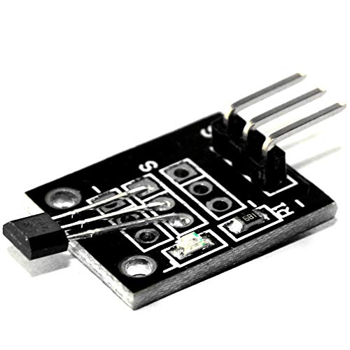 ARCELI 5Pcs Módulo de Sensor magnético Hall Effect KY-003 DC 5V para Arduino PIC AVR Smart Cars