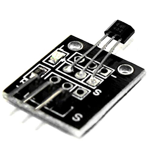 ARCELI 5Pcs Módulo de Sensor magnético Hall Effect KY-003 DC 5V para Arduino PIC AVR Smart Cars