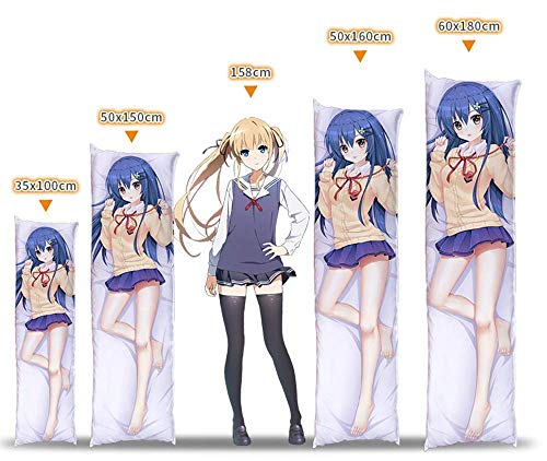 ARRISLIFE Kairisei Million Arthur Touzoku Arthur Body Pillow with Cover Included Funda de Almohada Cover 150x50cm(59inx19.6in) Peach Skin