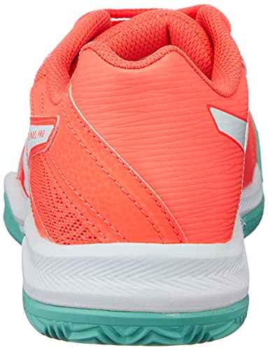 ASICS Gel-Padel Pro 4, Tenis. Mujer, Blazing Coral White, 41.5 EU