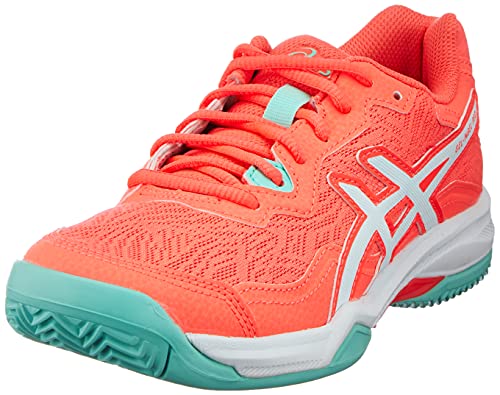 ASICS Gel-Padel Pro 4, Tenis. Mujer, Blazing Coral White, 41.5 EU