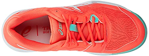 ASICS Gel-Padel Pro 4, Tenis. Mujer, Blazing Coral White, 41.5 EU