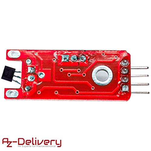 AZDelivery 5 x KY-024 Sensor Magnético Lineal Hall Compatible con Arduino con E-Book Incluido!