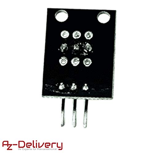 AZDelivery 5 x KY-035 Módulo de Sensor Magnético Hall Analógico Compatible con Arduino con E-Book Incluido!