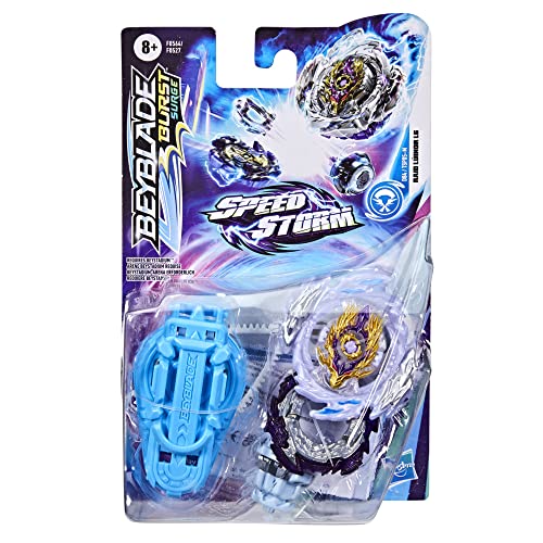 Beyblade Burst Surge Speedstorm - Kit Inicial - Top Raid Luinor L6 - Top de Batalla Tipo Ataque con Lanzador - Juguete para niños