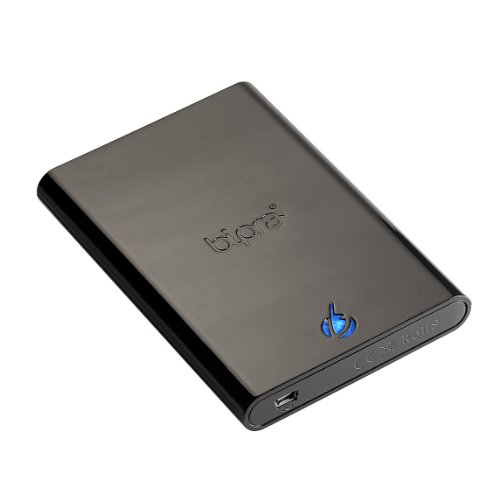 Bipra S2 - Disco duro externo portátil (2,5", USB 2.0, FAT32, 500 GB), color negro