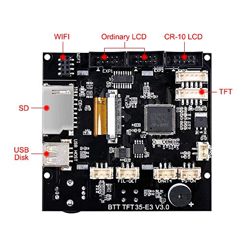 BIQU DIRECT TFT35 E3 V3.0 Panel de control inteligente con pantalla táctil compatible con SKR V1.3 SKR PRO para impresora 3D Ender 3/CR10