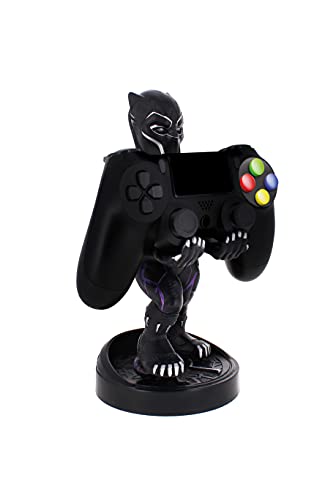 Cable guy Black Panther,soporte de sujeción y carga para mando de consola y smartphone con tu personaje favorito con licencia de Marvel Avengers Endgame.Producto con licencia oficial.Exquisite Gaming