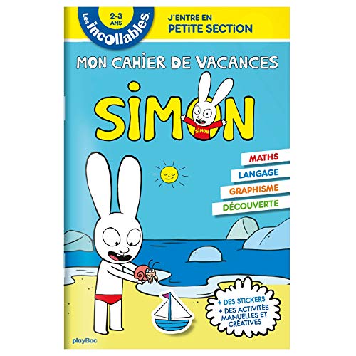Cahier de vacances Simon - De la TPS à la PS: 2-3 ans