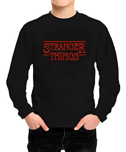 Camiseta Manga Larga de NIÑOS Stranger Things Once Series Retro 80 Eleven Will 004 11-12 Años