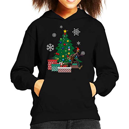 Cloud City 7 Abes Oddysee Around The Christmas Tree Kid's Hooded Sweatshirt