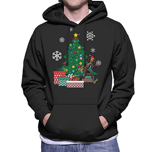 Cloud City 7 Abes Oddysee Around The Christmas Tree Men's Hooded Sweatshirt