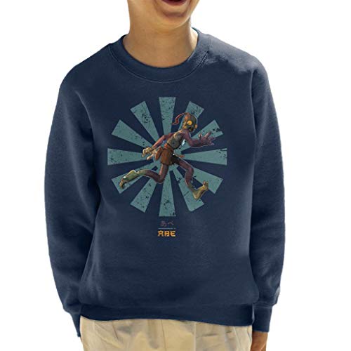 Cloud City 7 Abes Oddysee Retro Japanese Kid's Sweatshirt