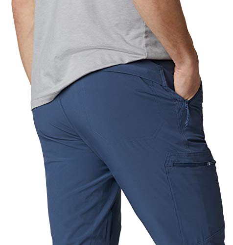 Columbia Triple Canyon, Pantalones de senderismo, Hombre, Azul (Dark Mountain), Talla W36/L32