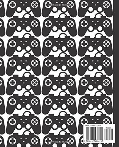 Composition Book: Video Game College Ruled Lined Notebook for Kid | Diary for Gamer Girls, Boys, Kids, Teens and Adults