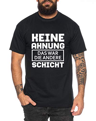 Cooles - Camiseta divertida para hombre, diseño con texto en alemán Negro XXXL