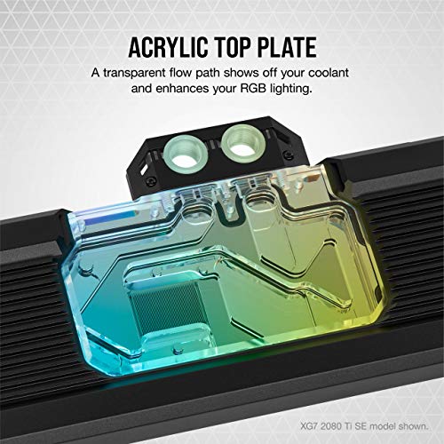 Corsair Hydro X Series XG7 RGB 30-SERIES FOUNDERS EDITION GPU Water Block (3080) - Compatible con NVIDIA® GeForce RTX™ (3080)