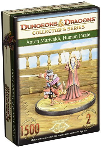 D&D Sundering Book 4 Anton & Umara 2 Fig Board Game by Battlefront Miniature