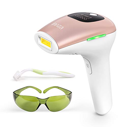 Depiladora de Luz Pulsada IPL,999,000 Flashes,Depilacion Para Mujeres y Hombres,Depilacin Permanente para Cuerpo y Cara Bikini Piernas Axilas