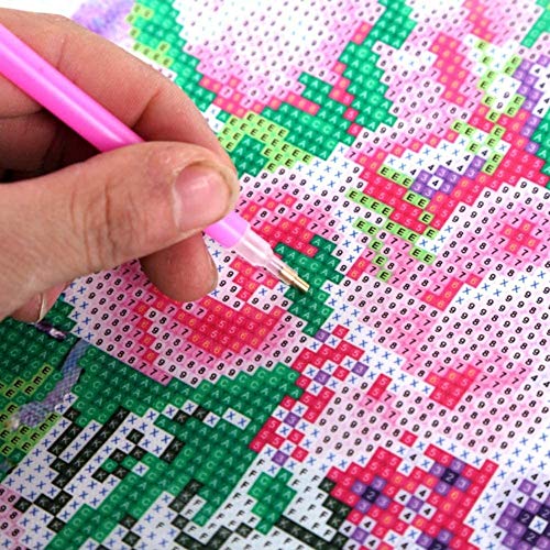 DIY 5D pintura de diamante punto cruz Kit números Hu Yanglin diamond painting adultos Completa Crystal Rhinestone Bordado Manualidades para hogar decoración Pared Lienzo Regalos G3258 25x30cm