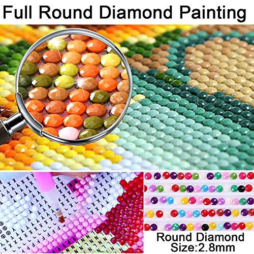 DIY 5D pintura de diamante punto cruz Kit números Hu Yanglin diamond painting adultos Completa Crystal Rhinestone Bordado Manualidades para hogar decoración Pared Lienzo Regalos G3258 25x30cm