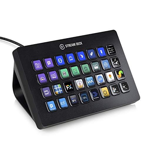 Elgato Stream Deck XL - Control de Streaming, 32 Teclas LCD Personalizables + Stream Deck - Controlador para Contenido en Directo, 15 Teclas LCD Personalizables