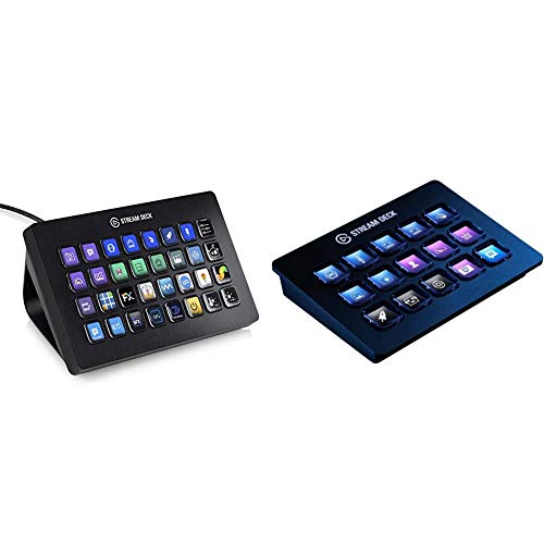 Elgato Stream Deck XL - Control de Streaming, 32 Teclas LCD Personalizables + Stream Deck - Controlador para Contenido en Directo, 15 Teclas LCD Personalizables