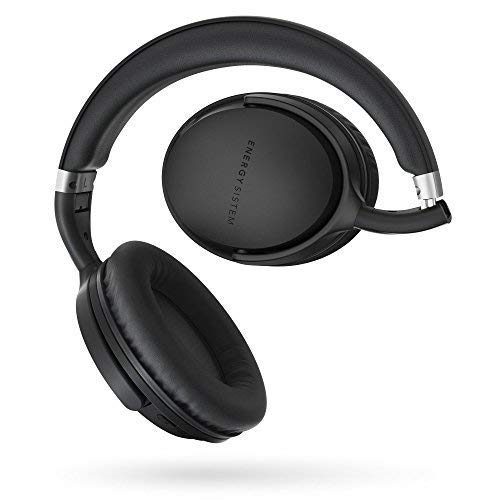 Energy Sistem BT Travel 7 - Auriculares Bluetooth con tecnología Active Noise Cancelling, Color Negro